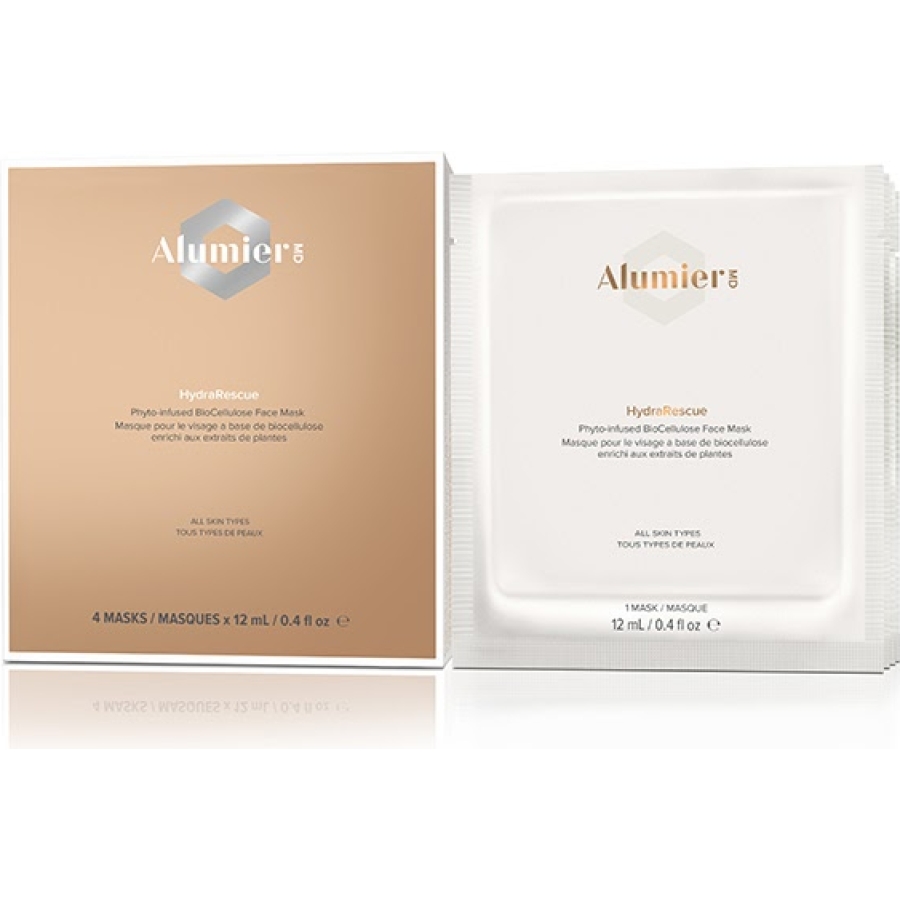 HydraRescue BioCellulose Face Mask 4/Pack