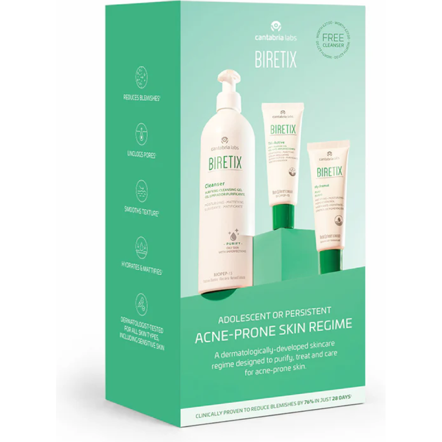 BIRETIX Regime for Adolescent or Persistent Acne-Prone Skin