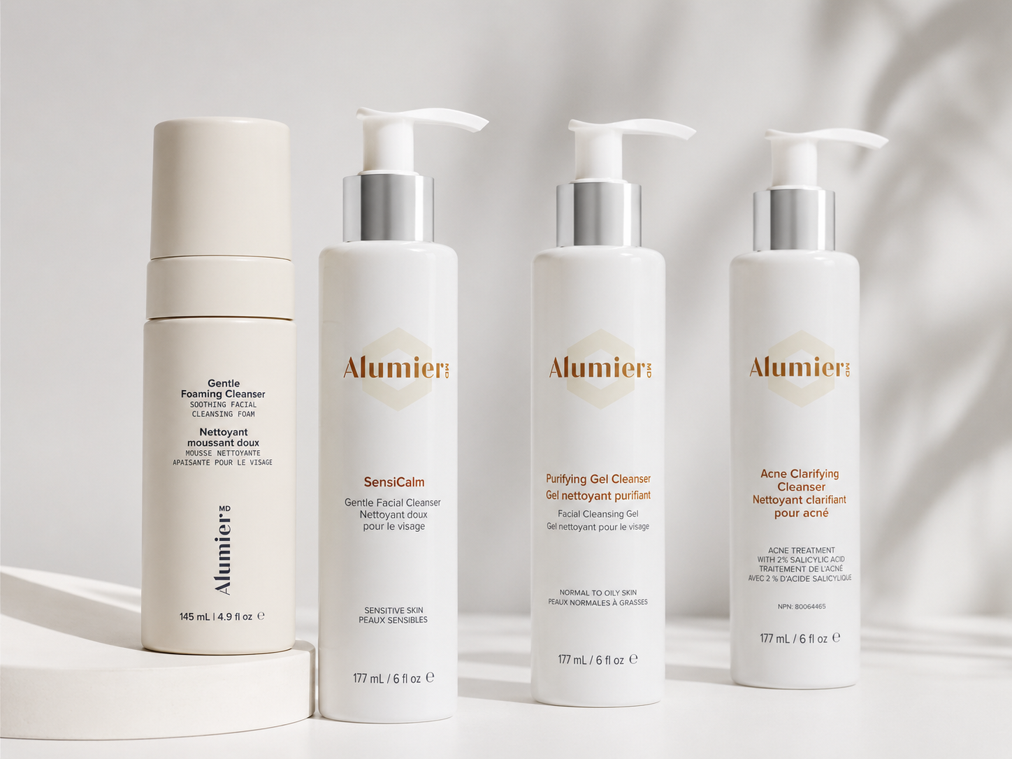 AlumierMD skincare cleansers at Perfect 10 Skin and Beauty